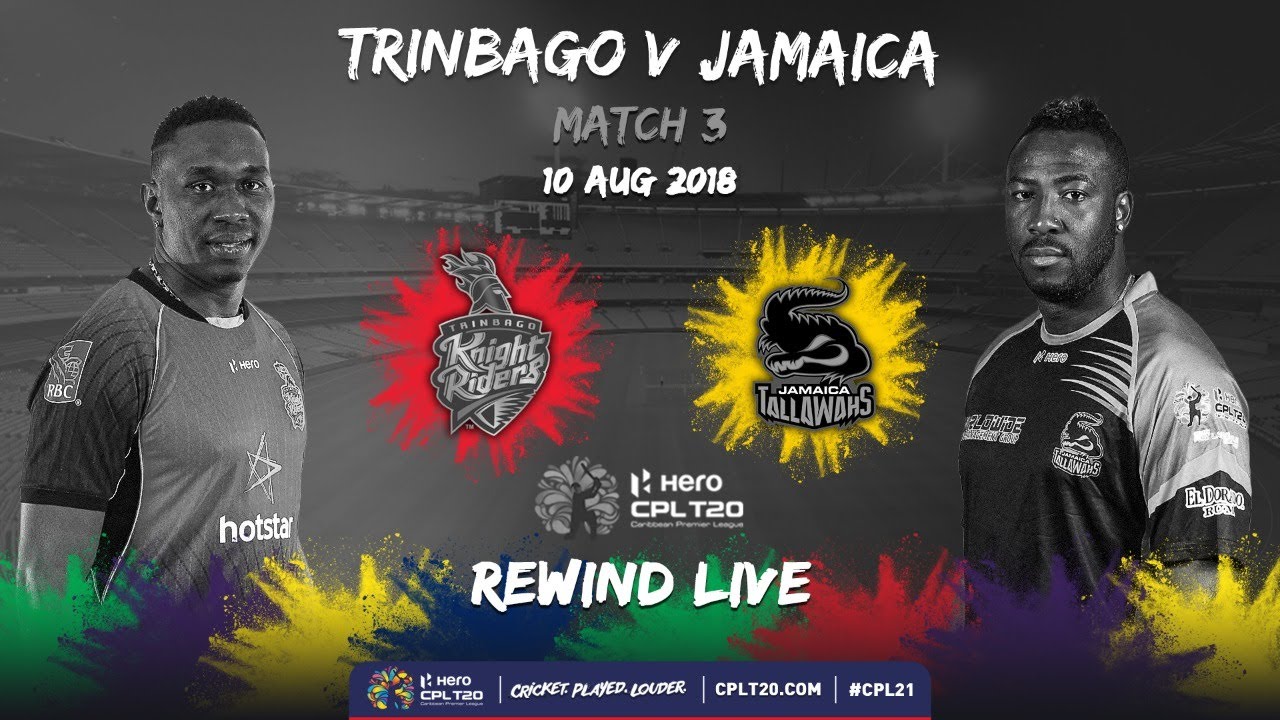 REWIND LIVE  | Trinbago Knight Riders vs Jamaica Tallawahs | 2nd Innings | CPL 2018