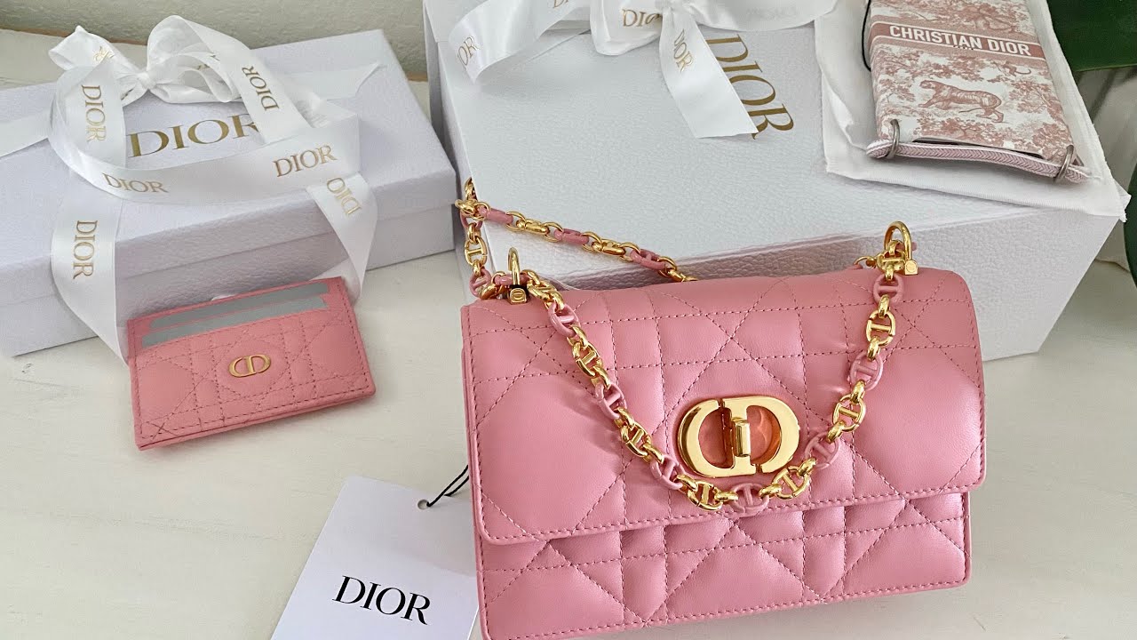 🎀DIOR UNBOXING | MISS CARO MINI BAG LIGHT PINK🎀