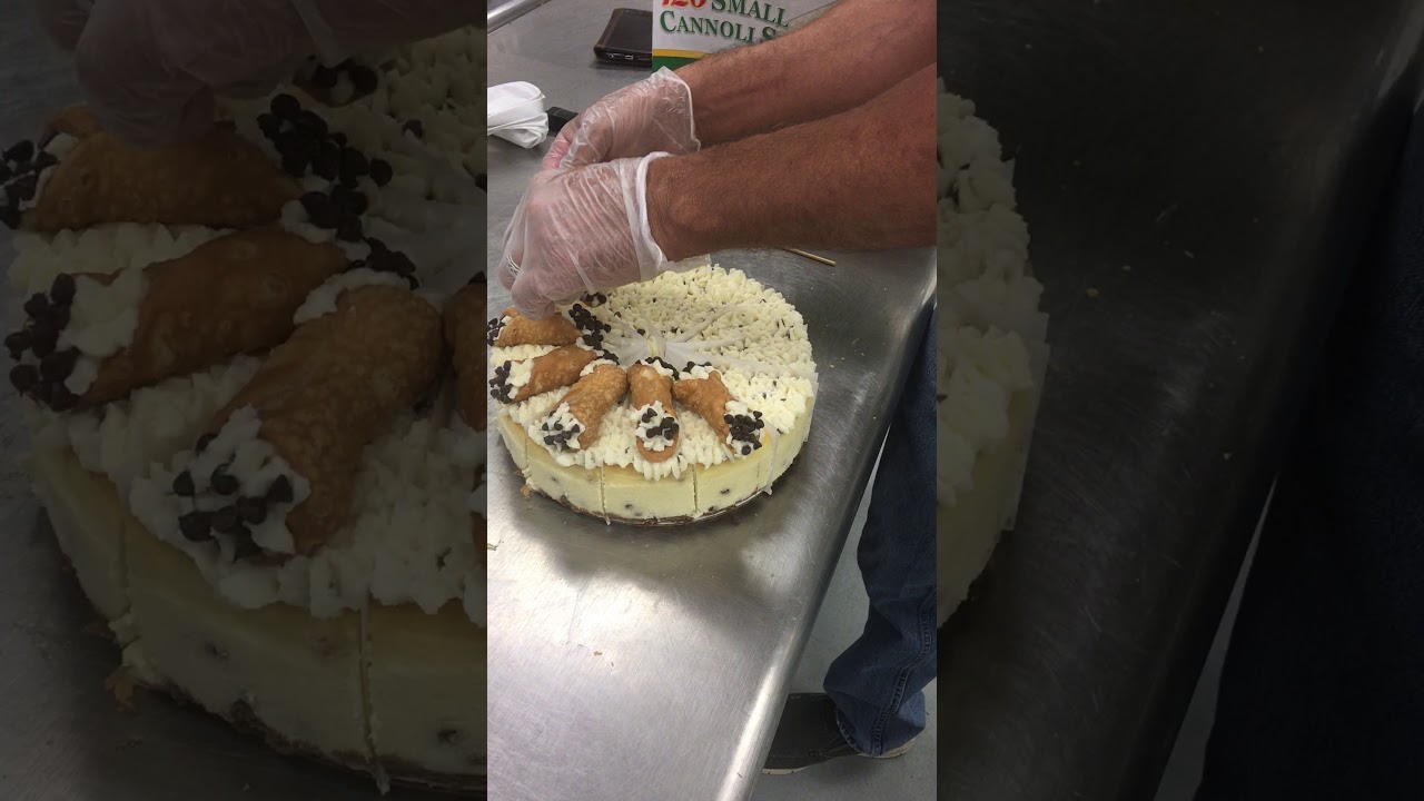 Bassano Cannoli Cheesecake Making