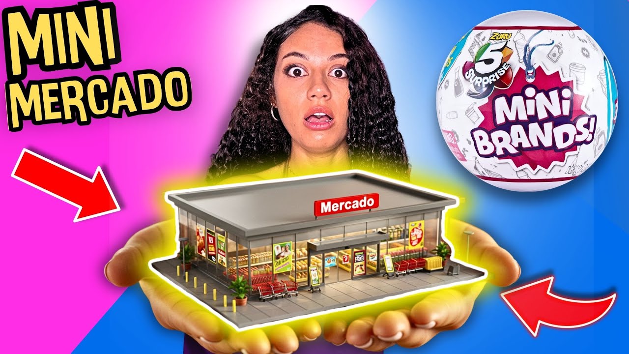 comprei um mini mercado #minibrands