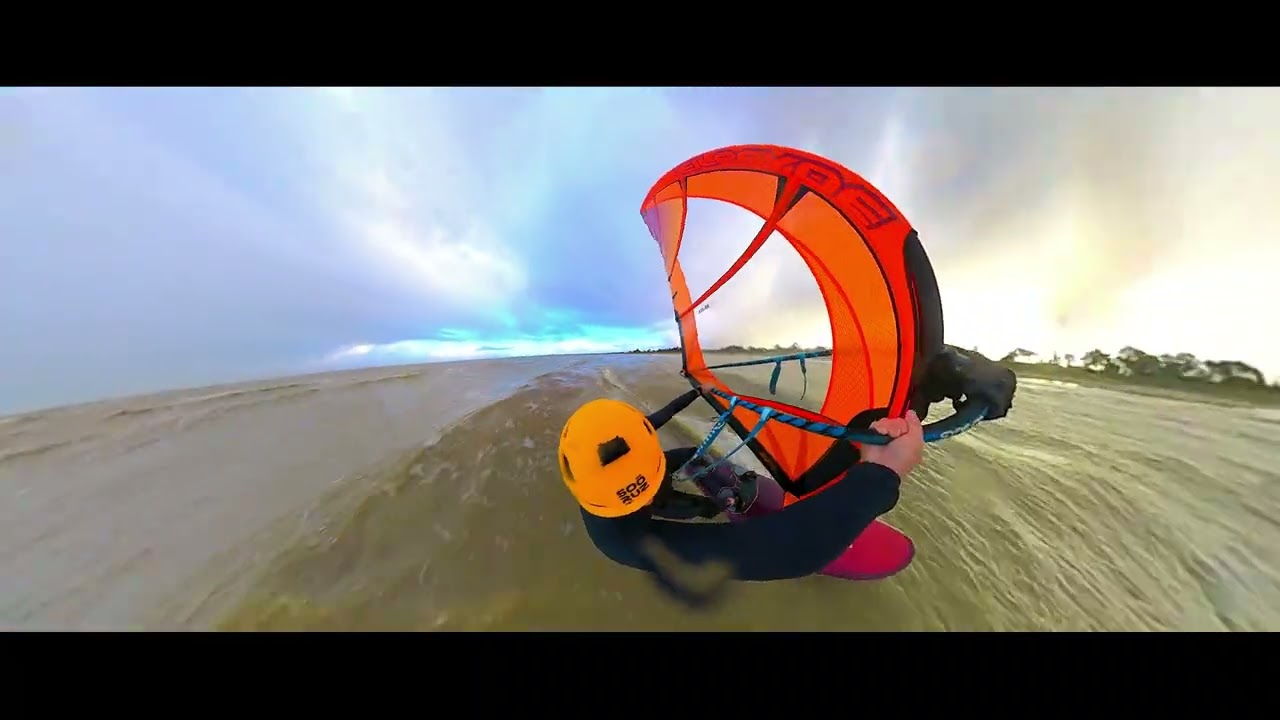 Session windsurf à Aytré le 6 janvier 2026