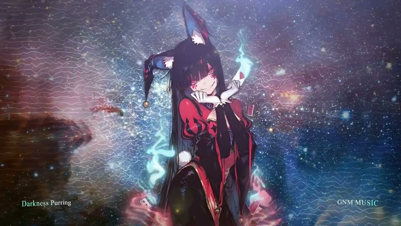 Darkness Purring  | Music Visualization🎶 🥁 🎸