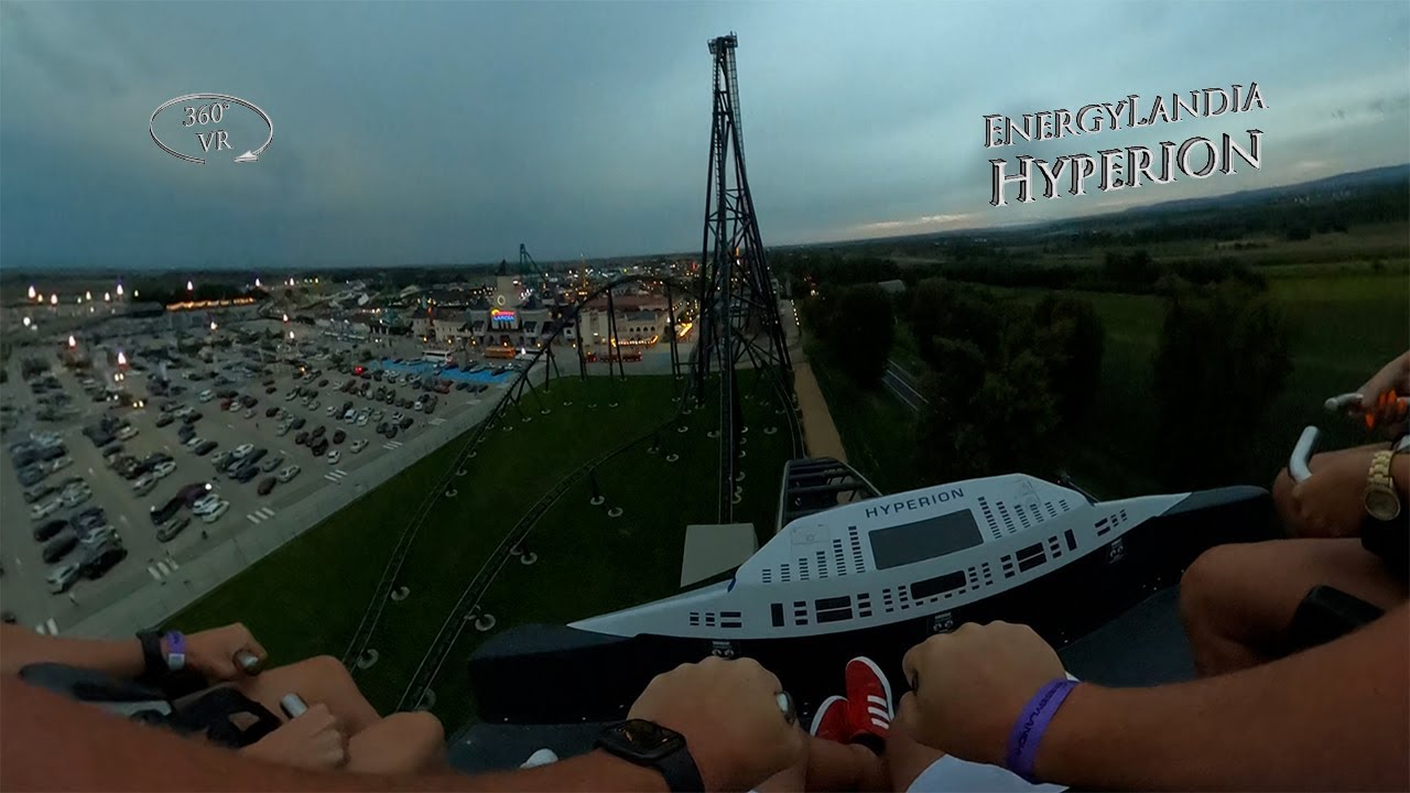 EnergyLandia Hyperion Evening 360° VR POV Onride