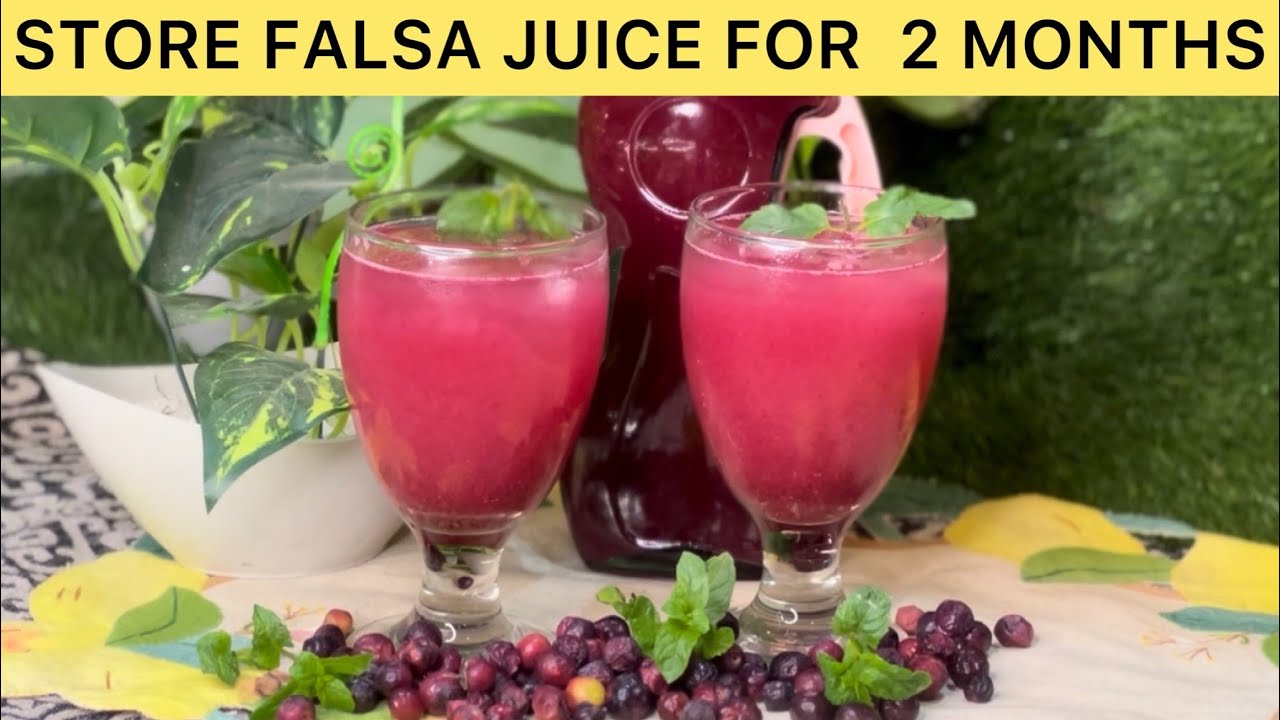 How To Store Falsay Ka Sharbat | Falsa Juice Recipe | Summer Special Falsa Drink | WomeniaATF