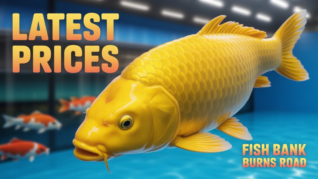 🔥 Exotic Fish Arrival & Latest Prices | Fish Bank Burns Road Ornamental Fish Market 2025
