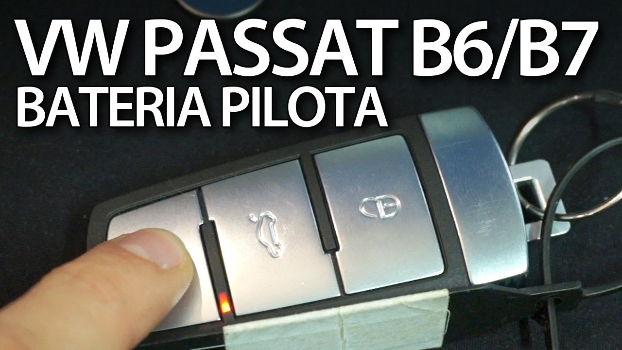 Volkswagen Passat B6 B7 CC wymiana baterii pilota
