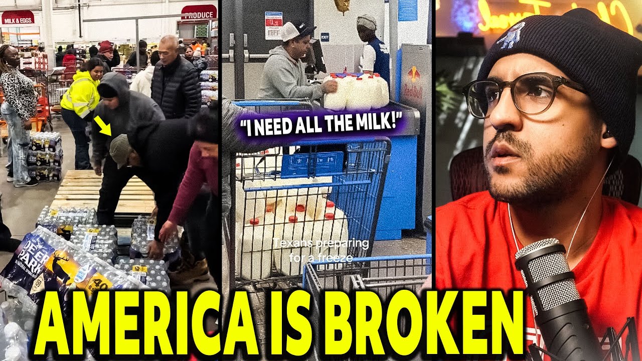 Americans Panic Buying Again Over Regular Winter Weather.. ❄️