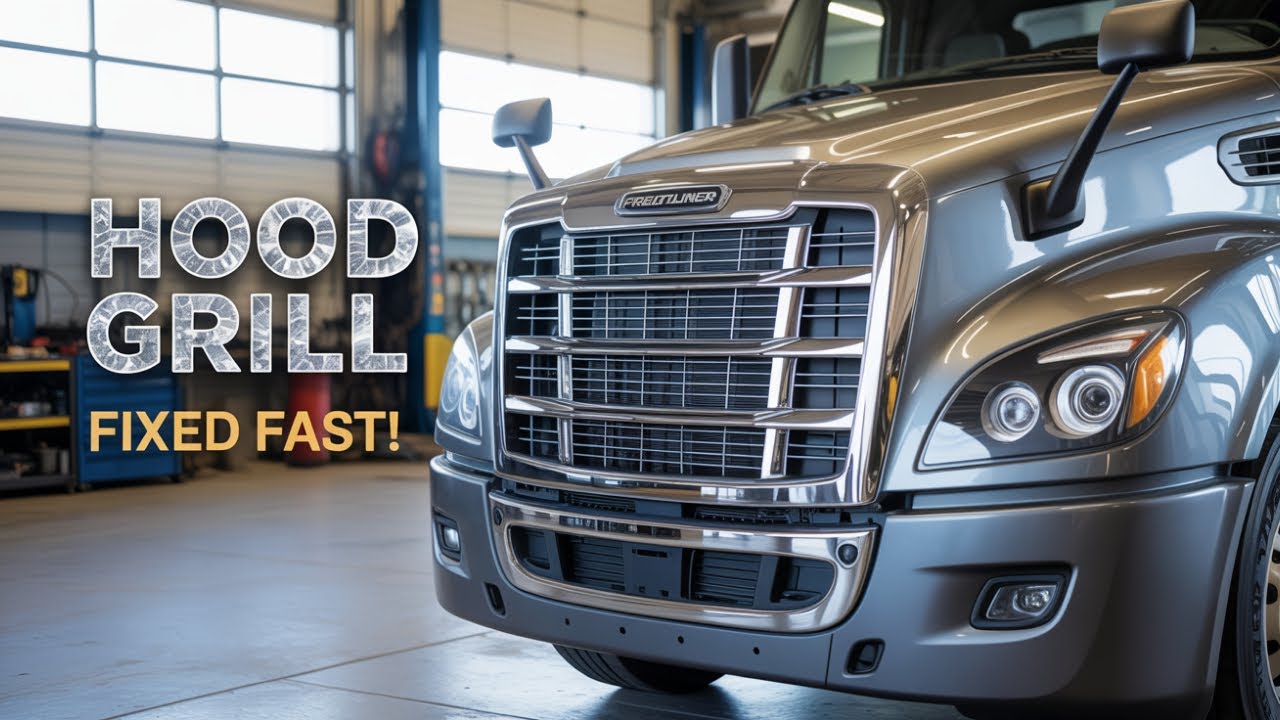 Hood grill vibration driving u crazy on Freightliner Cascadia? A day in the life of a truck driver