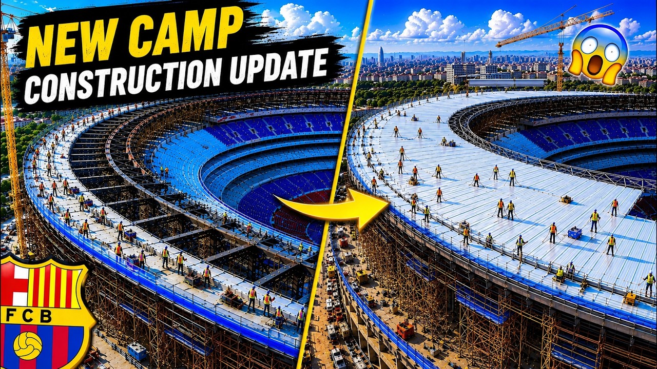 MASSIVE CAMP NOU UPDATE! First Louvers Installed & Diamonds Rising