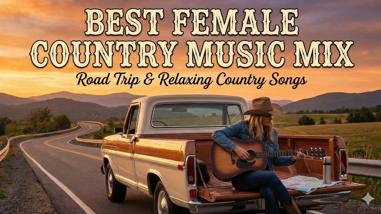 Best Female Country Music Mix – Road Trip & Relaxing Country Songs