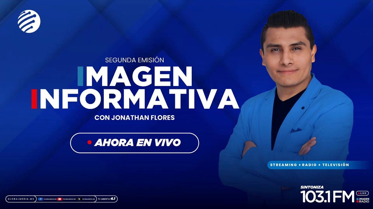 🔵 NOTICIERO EN VIVO |  Imagen Informativa Segunda Emisión con Jonathan Flores - 10/03/2026