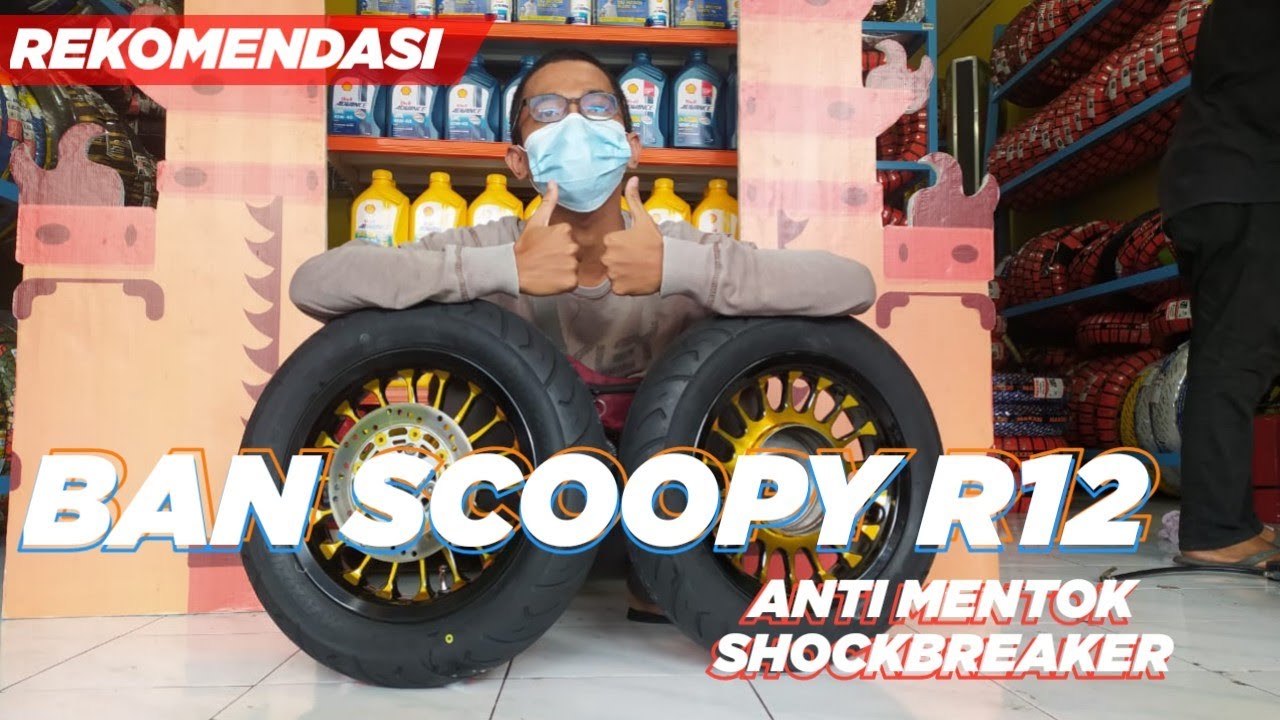 REKOMENDASI BAN SCOOPY RING12 MURAH DAN KEREN!! ANTI MENTOK SHOCKBREAKER!!!