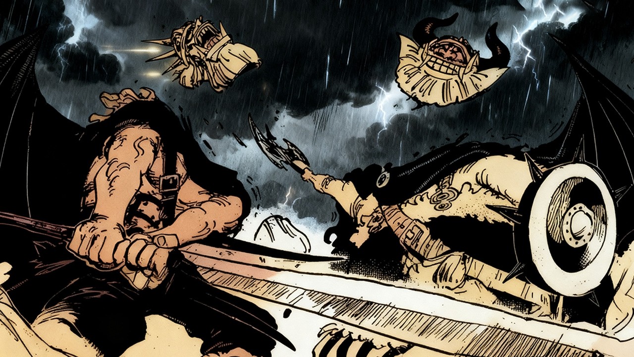 Sanji vs Killingham and the death of Dorry and Brogy! - Animation One Piece 1176