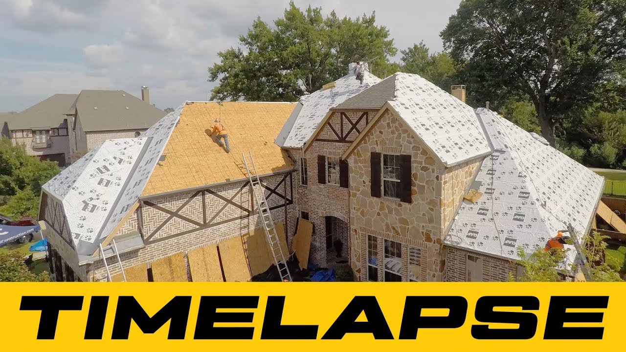 TIMELAPSE Re-roof Construction in Texas | NWC General Construction