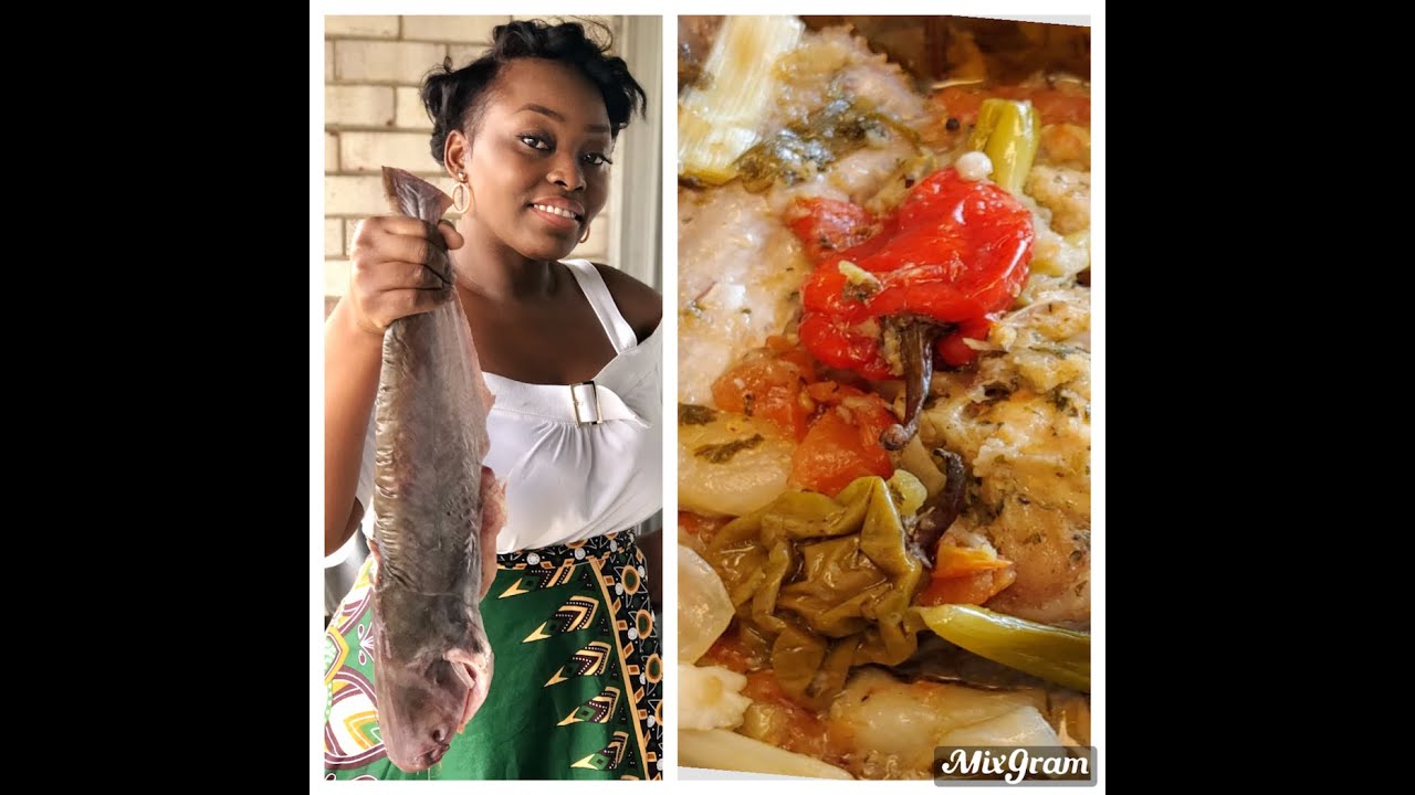 How to make Foiled Catfish (Silure en papillote au four ) / Liboke ya Ngolo  