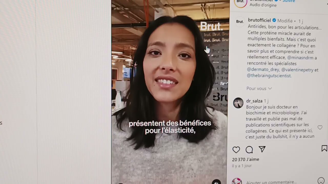 L'influenceur m'apprend plein de trucs sur le collagène (part 2 de 2)