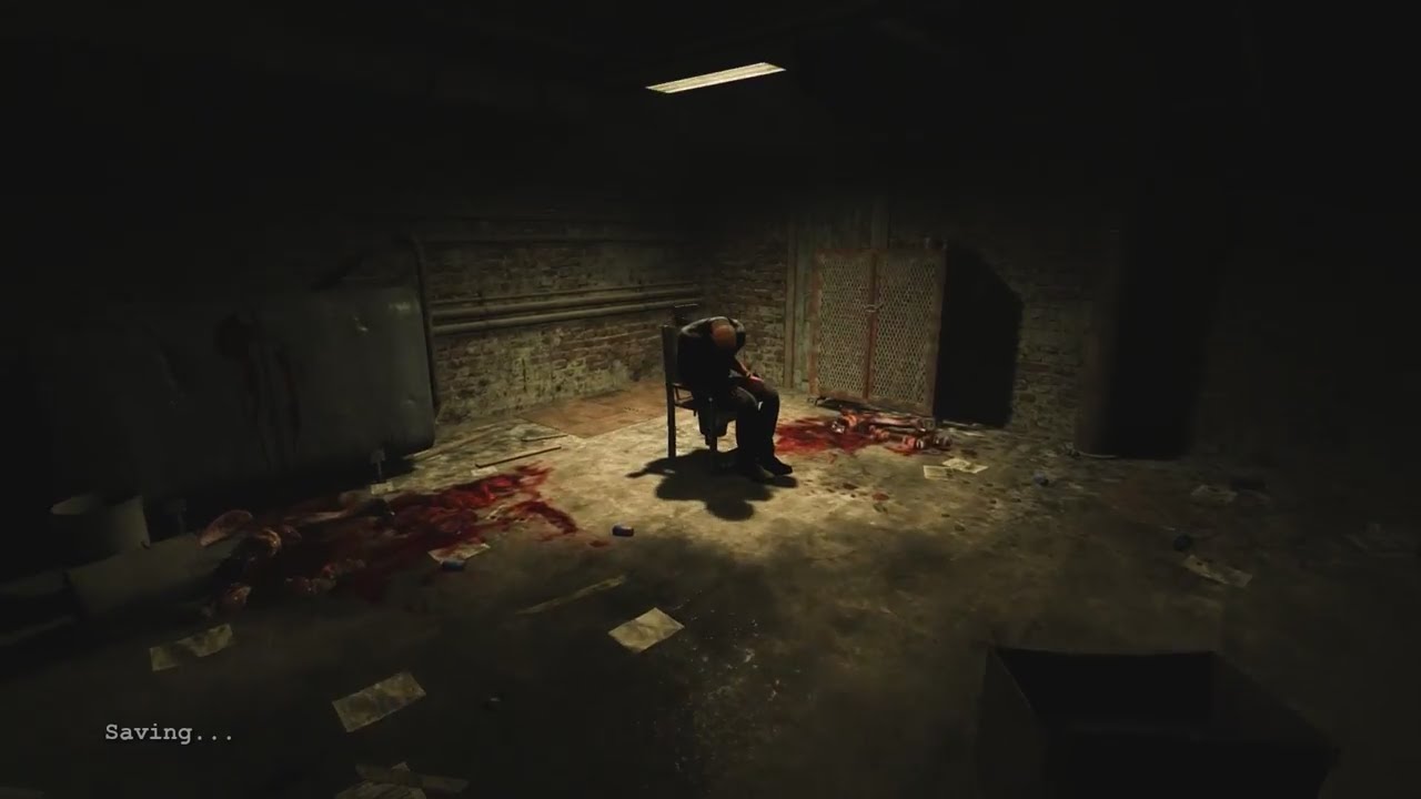 Outlast - Reach the ground floor of the male ward