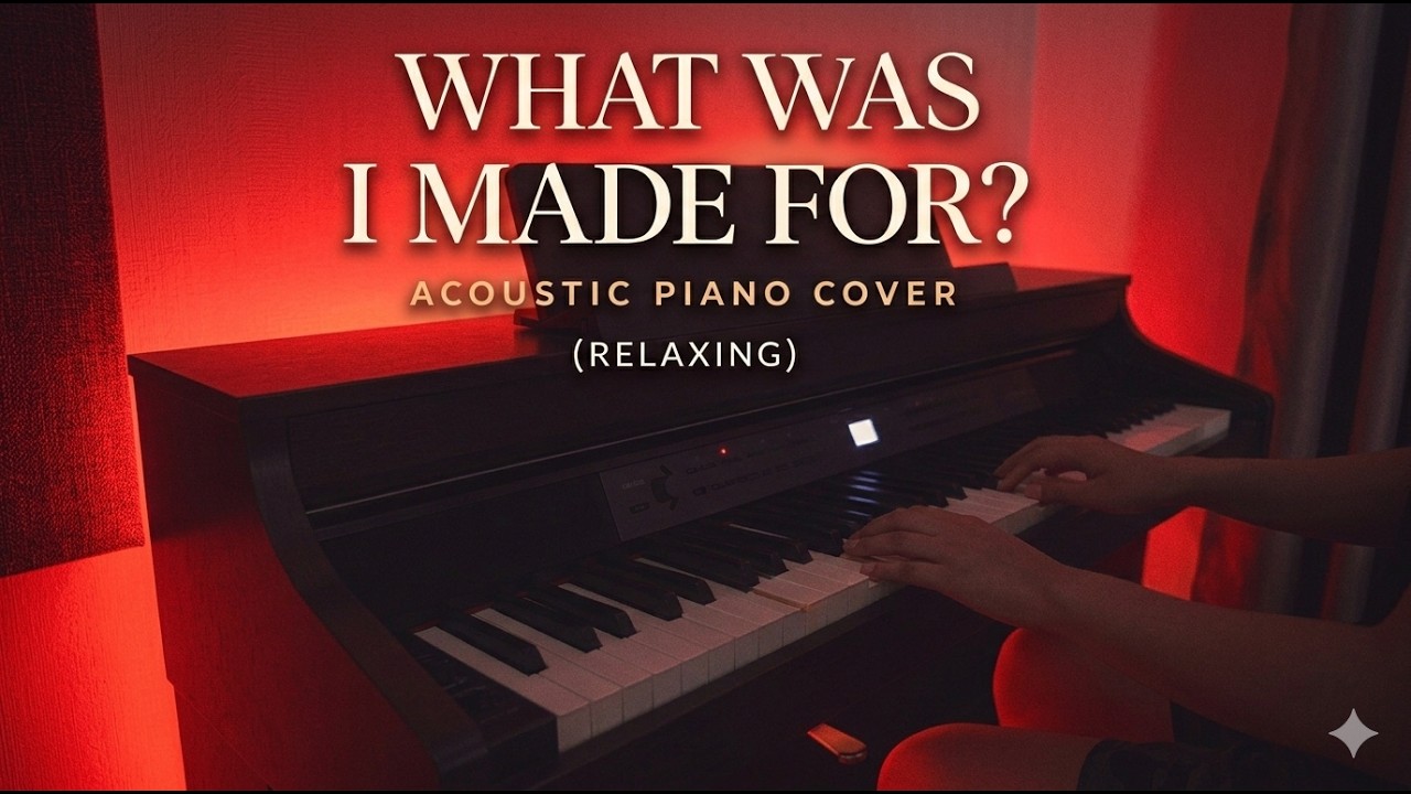 What Was I Made For? – Emotional Piano Cover (Relaxing & Soft)