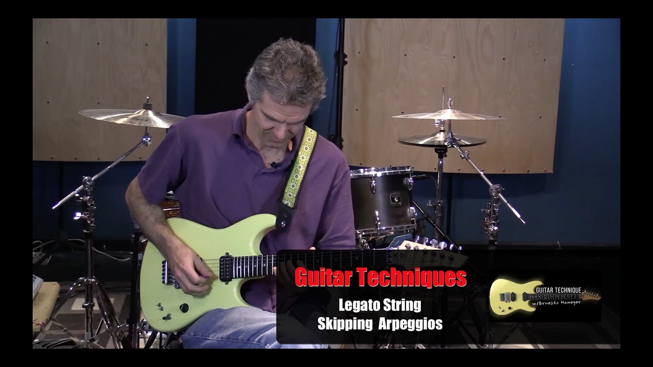 Guitar Lessons: Legato String Skipping Arpeggios Ex 1