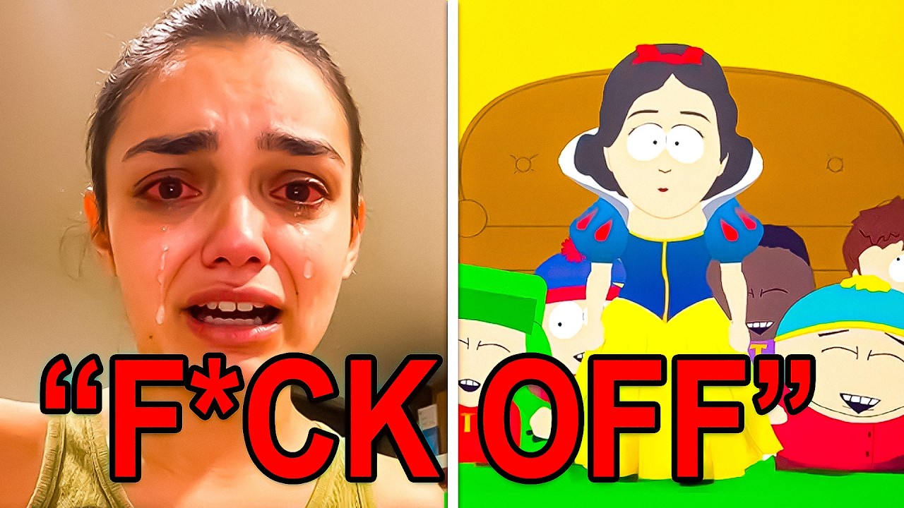 Rachel Zegler BREAKS DOWN After South Park DESTROYS Snow White..