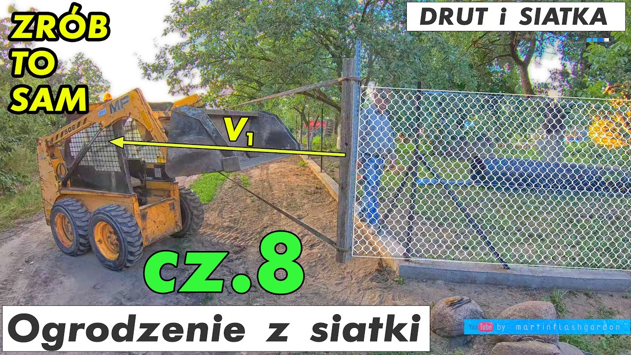 Ogrodzenie z siatki | Zrób to Sam cz. 8 drut i siatka DIY