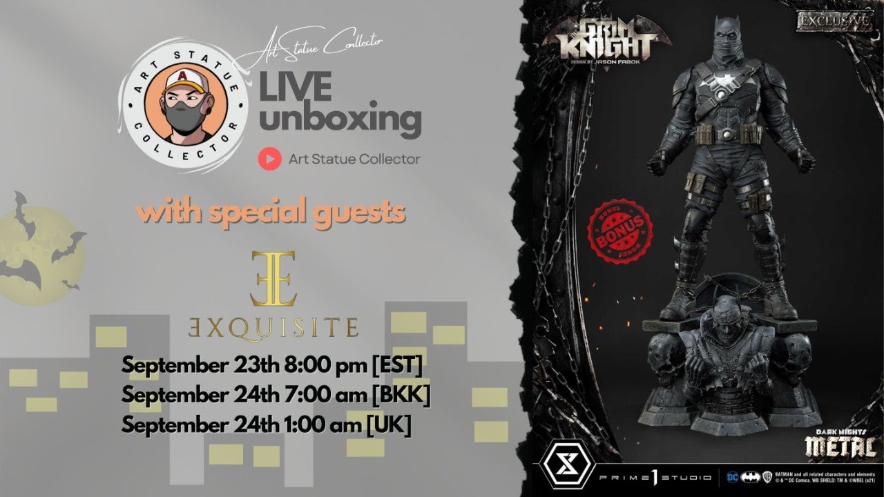 LIVE UNBOXING : The Grim Knight [EX with Bonus] | Prime 1 Studio