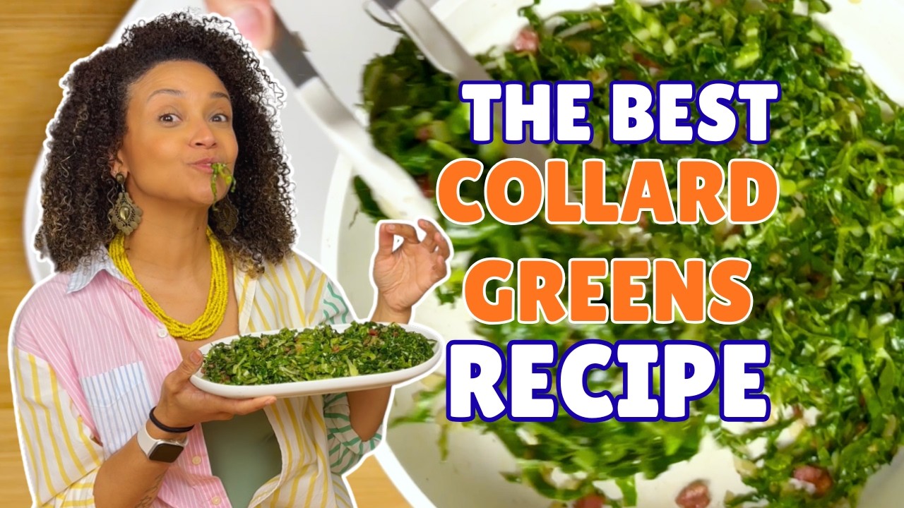 Brazilian Collard Greens Recipe | Quick, Garlicky & Crisp! (Couve a Mineira)