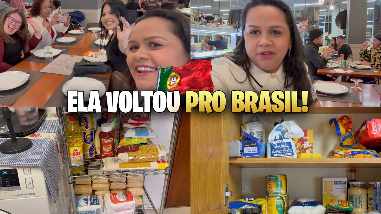 DESISTIU DE PORTUGAL? Saída com as amigas e organização da casa 🇵🇹🏠