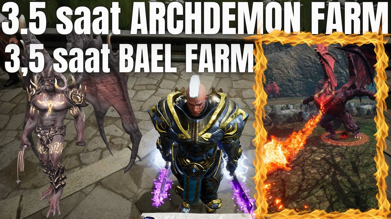 Farmmmmmm ve azcık Topraklama | 3.5 saat BAEL | 3.5 saat ARCHDEMON FARM | Rise Online AARVAD #4
