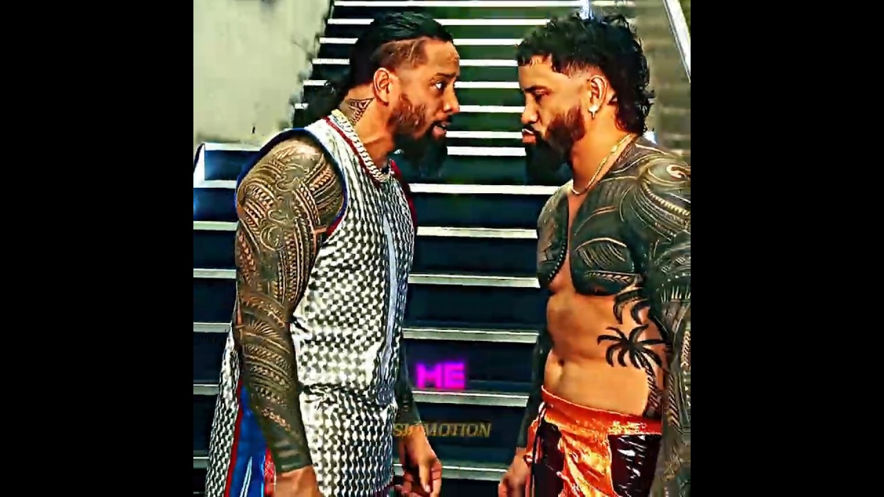 Jimmy motivates Jey Uso and slaps Gunther - WWE RAW Edit #wwe #jeyuso #gunther #wweraw #netflix