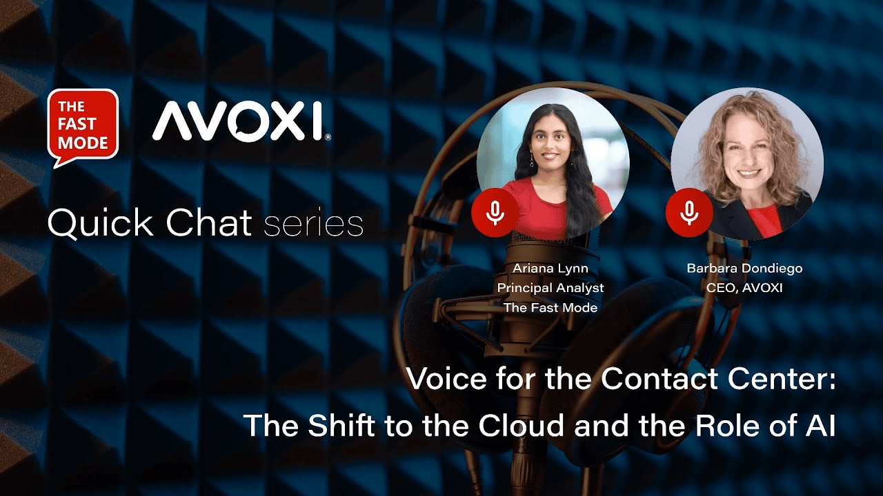 Voice for the Contact Center: The Shift to the Cloud and the Role of AI
