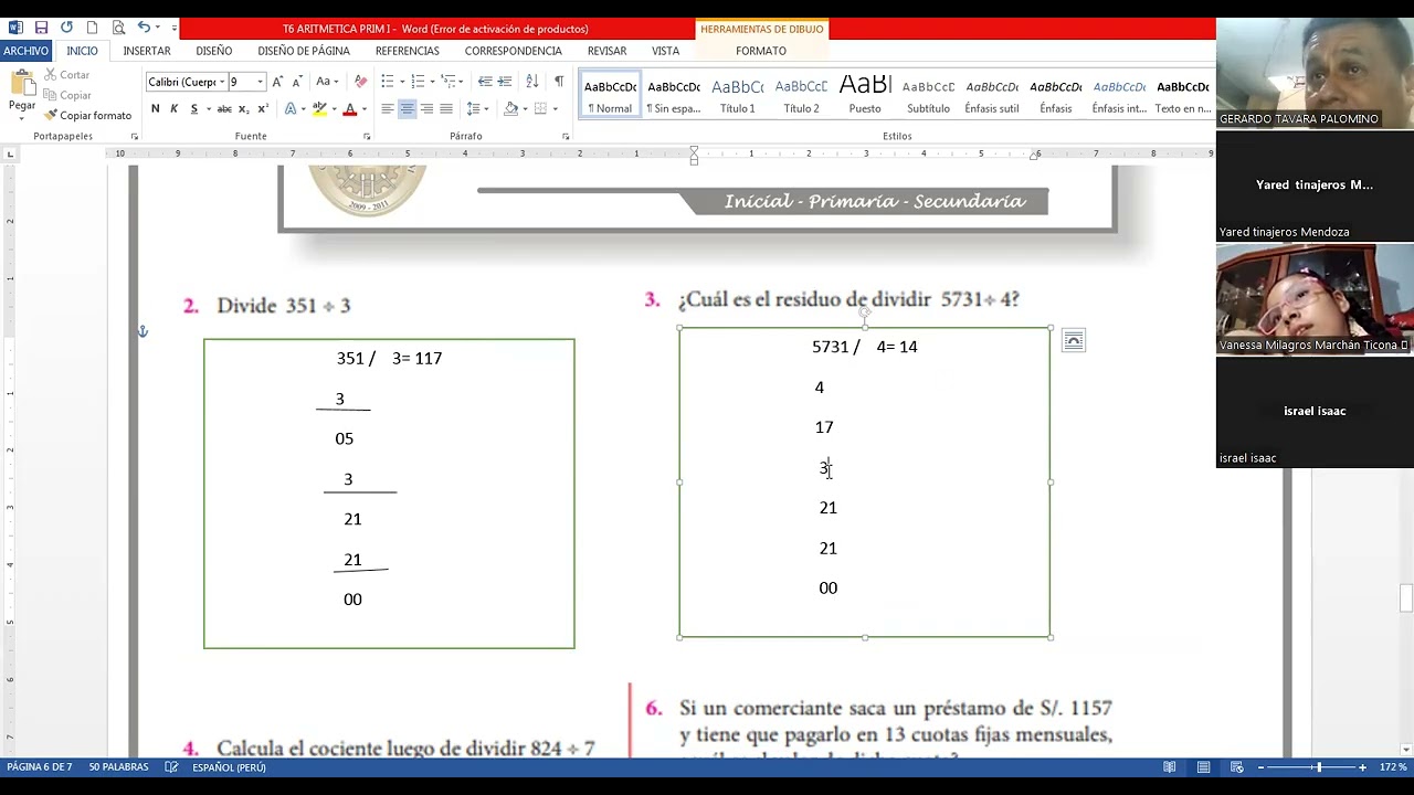 ARITMETICA PRIM 1 VACACIONAL 09.02.26