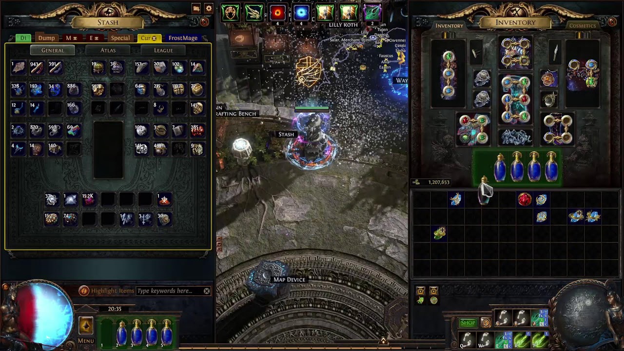 Frostmage Ethereal Knives Hierophant Begins