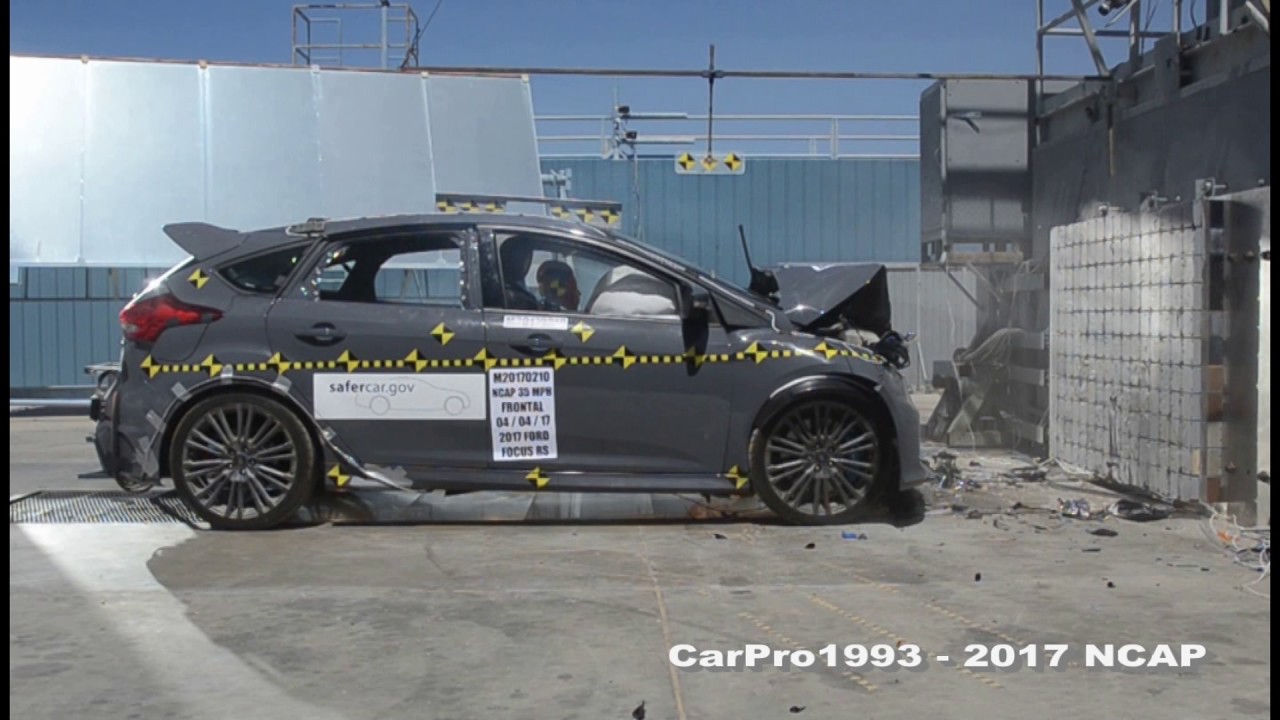 2017-2019 Ford Focus RS NHTSA Frontal Impact