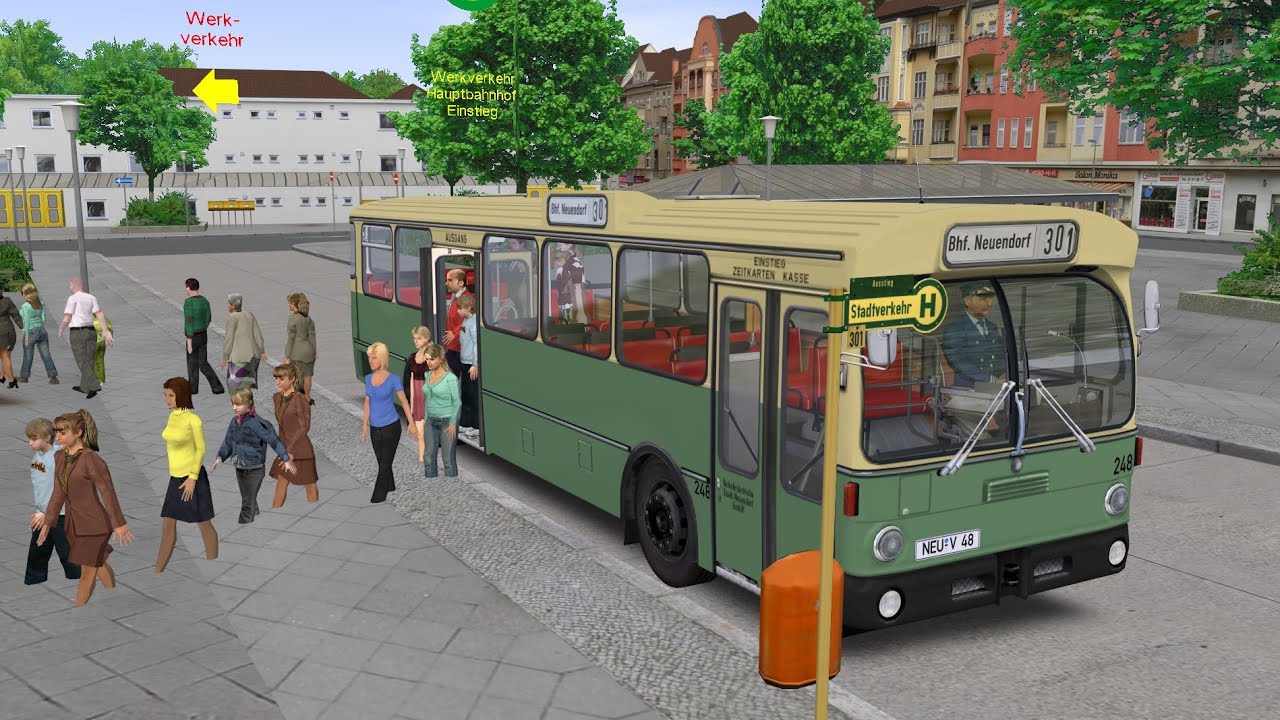 OMSI 2 | Neuendorf | 301: Freiberger Ring - Hauptbahnhof