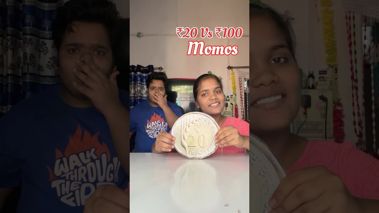 20 Rupees Vs 100 Rupees Momos Cooking Challenge #shorts