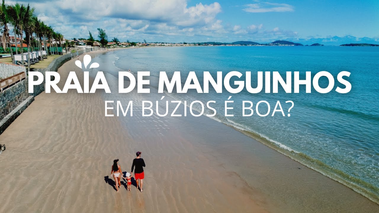 BÚZIOS: Praia de Manguinhos + Porto da Barra | Qual PRAIA tem a água mais QUENTE em Búzios?