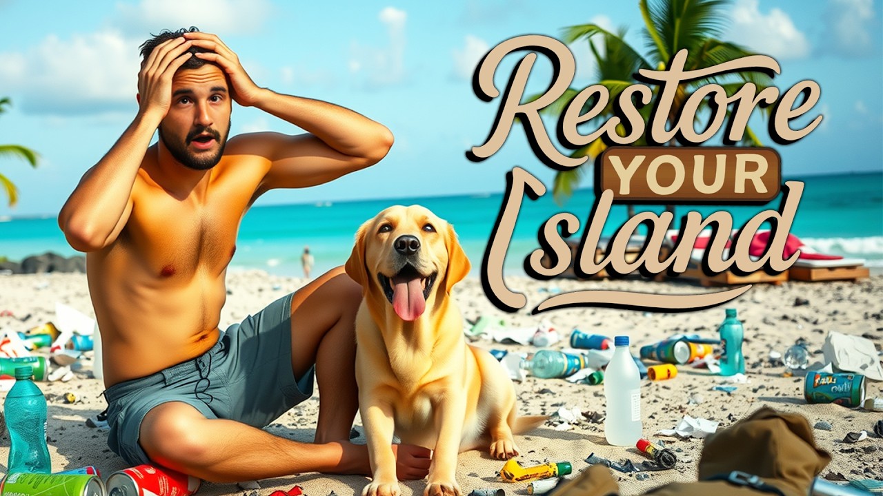 I NEED TO CLEAN UP THE ENTIRE ISLAND! | RESTORE YOUR ISLAND