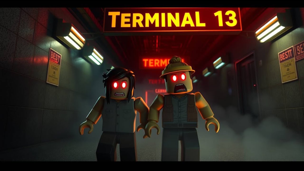 Выживаем с другом в ROBLOX Terminal 13 !