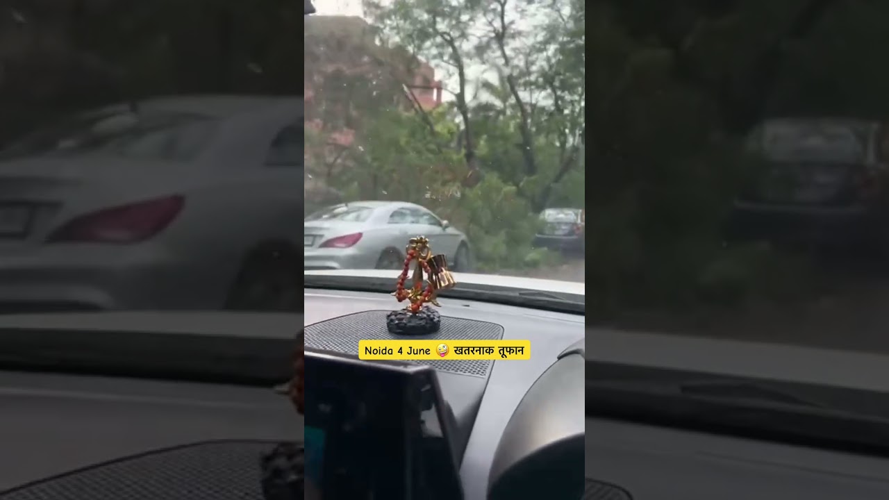 Tufan Aandhi Thunderstorm #shorts #thunderstorm #weather #badweather #aandhi #tufanff #noida #rain