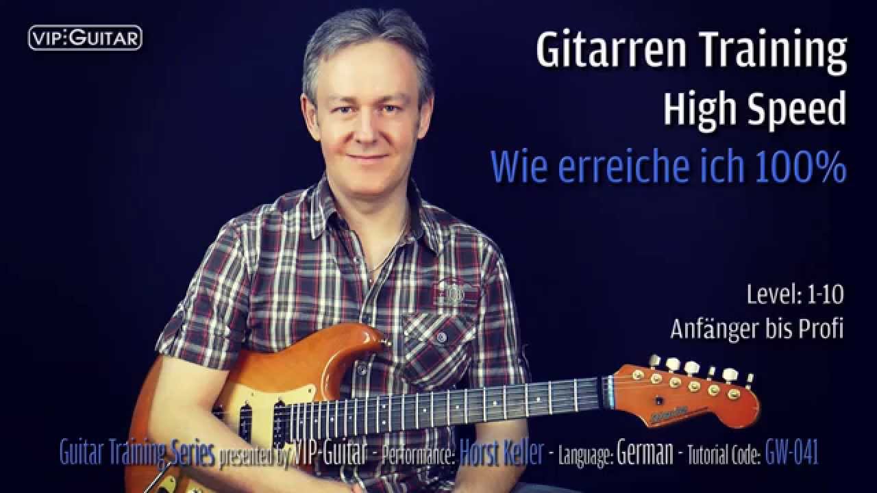 Gitarren Training: High Speed ►wie erreiche ich 100% - drei Schritte zur Perfektion deiner Technik