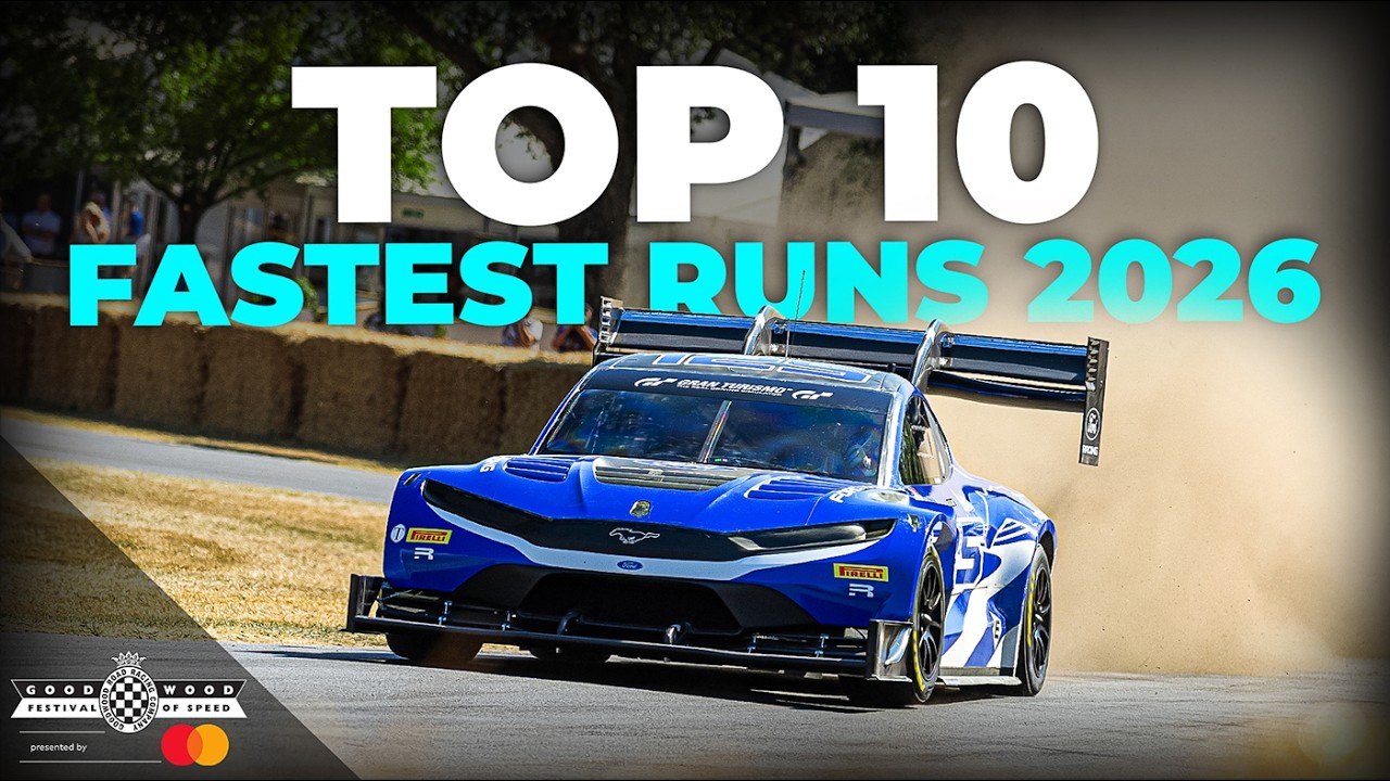 Top 10 Fastest cars at the Festival of Speed 2026