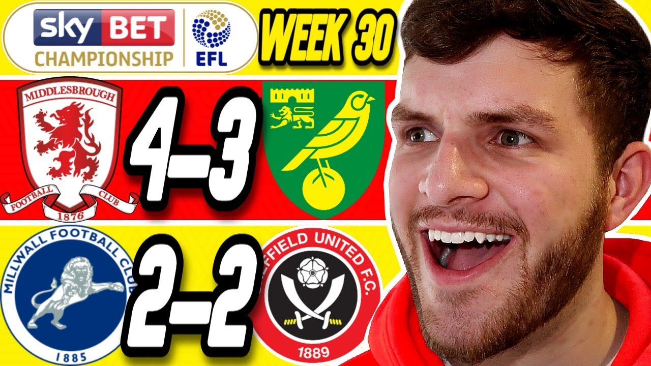 CHAMPIONSHIP WEEK 30 PREDICTIONS