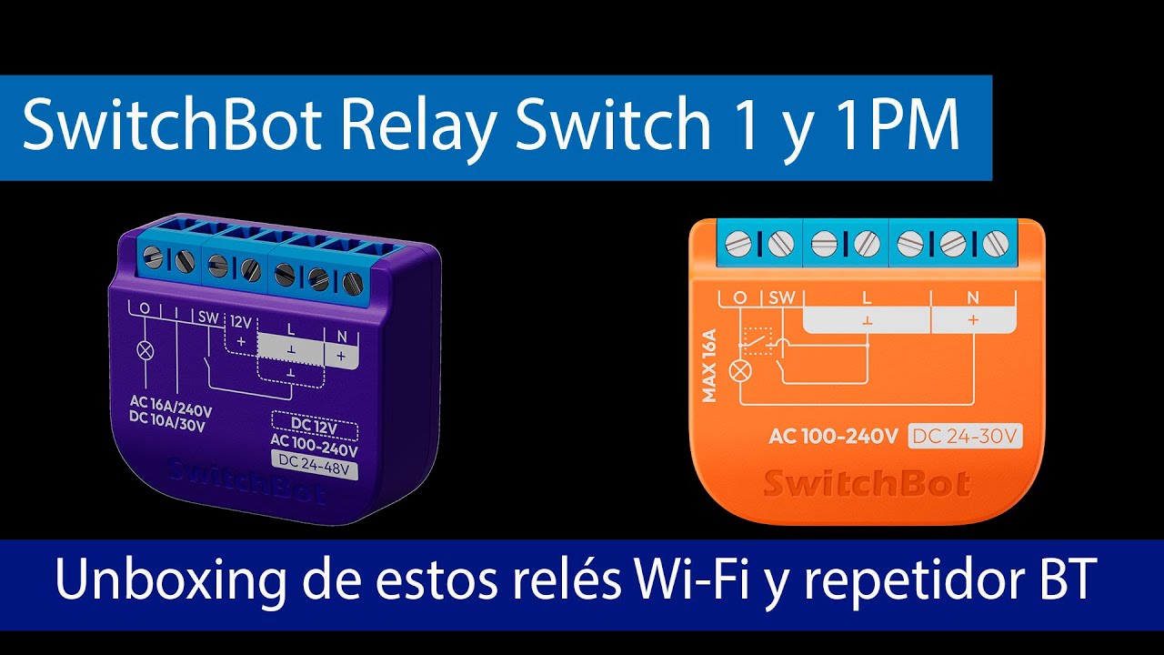 SwitchBot Relay Switch 1 y 1PM: Conoce estos relés Wi-Fi con Bluetooth y soporte Matter
