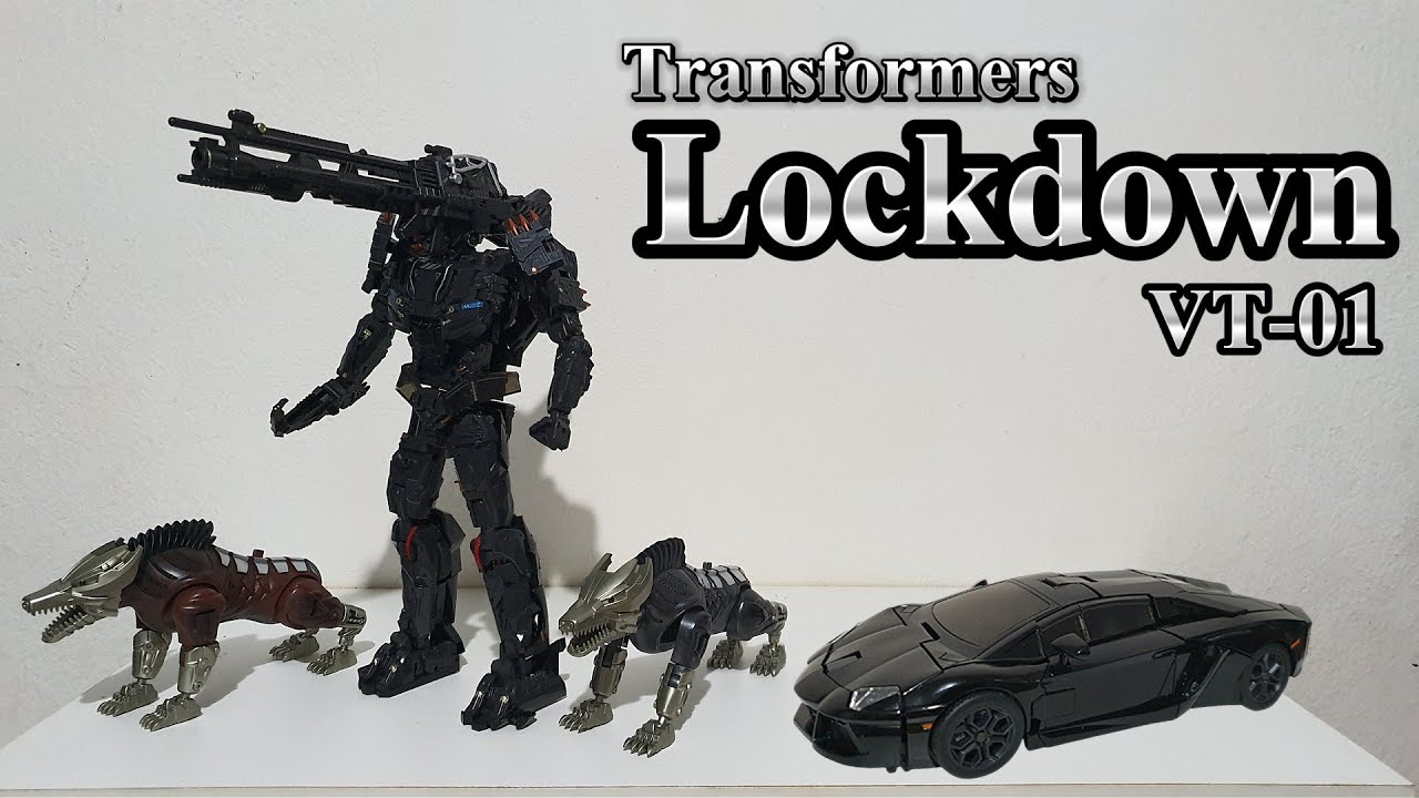 Lockdown VT 01 Transformers filme 4 - Lamborghini robô de brinquedo