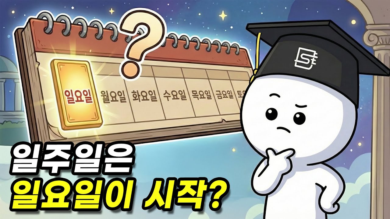 달력의 요일은 왜 일요일부터 시작하는 걸까?
