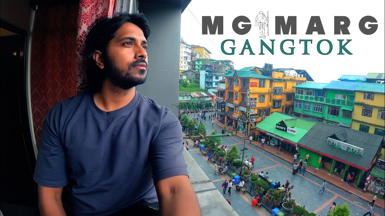 First Litter And Spit Free Town In India | MG MARG Gangtok | Lal Bazar | Sikkimese Food | Sikkim
