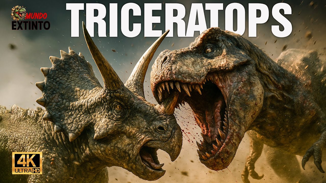 Triceratops: La Pesadilla del Tirano T-rex #dinosaurios | Mundo Extinto