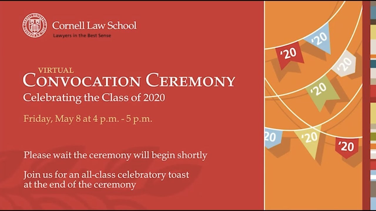 Virtual Convocation Ceremony Celebrating the Class of 2020