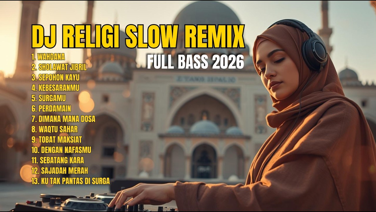 Sholawat Jibril Slow Remix 2026 | DJ Religi Full Bass Terbaru Bikin Merinding – Wahdana